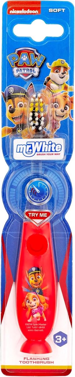 SnelShoppen - Luminous Tandenborstel voor Kinderen - Extra Zachte Haren, Inclusief Batterij - Ideaal voor Peuters en Kleuters - Leuk Kleurenschema en