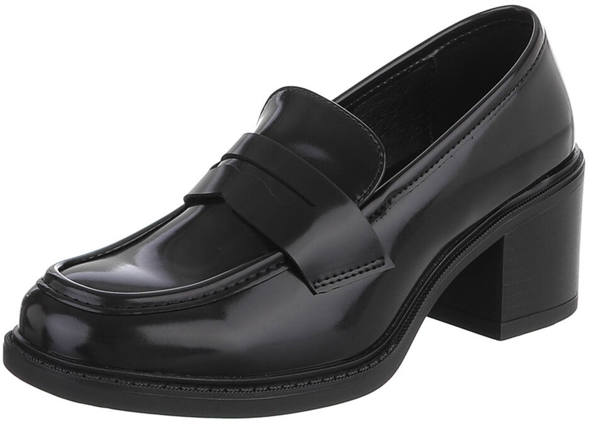 Instappers met Hak - Loafer Design - Dames Mt:40