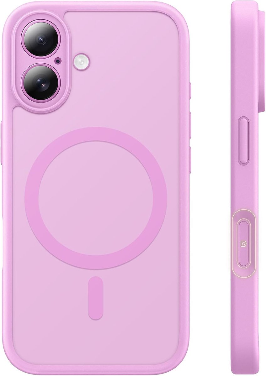 SnelShoppen - TAURI Case voor iPhone 16 6.1 Inch - Shockproof Matte Back Cover - Camera Bescherming - MagSafe Compatibel - Militair Geïnspireerd - Paa