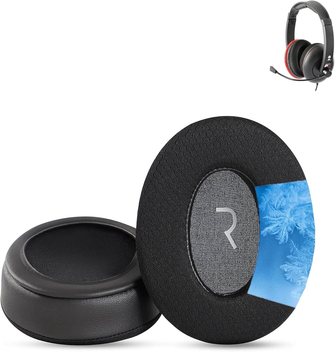SnelShoppen - Vervangende Oorkussens voor Headsets - Geschikt voor PX21, PX22, PX24, PX51, X12, X41, X42, P11, PX4, PX5 - Met Koelgel en Ademend Leer