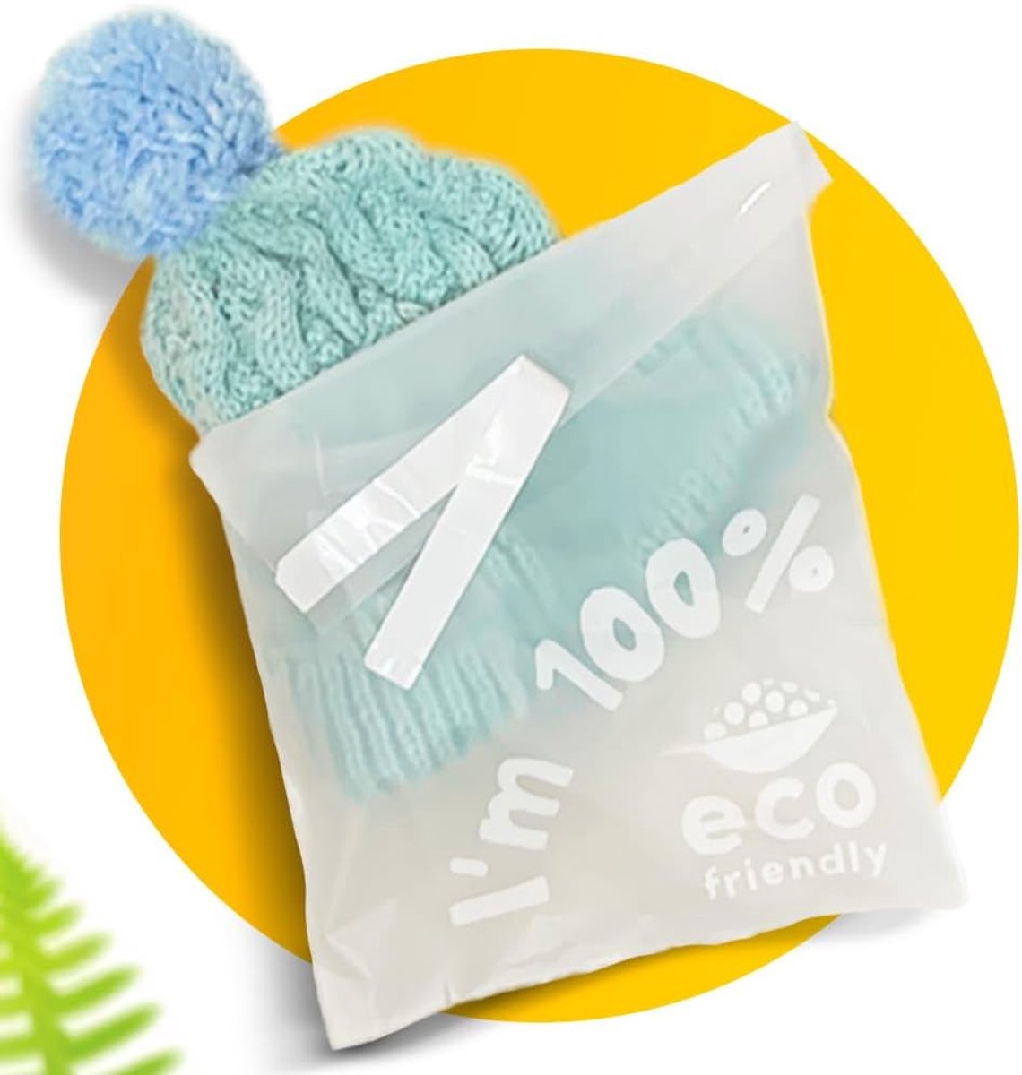 SnelShoppen - 10 x 12 Inch Composteerbare Poly Bags voor Kleding | Eco-vriendelijke Translucente Verpakkingszakken met Peel & Seal Lip | B Corp (50 St