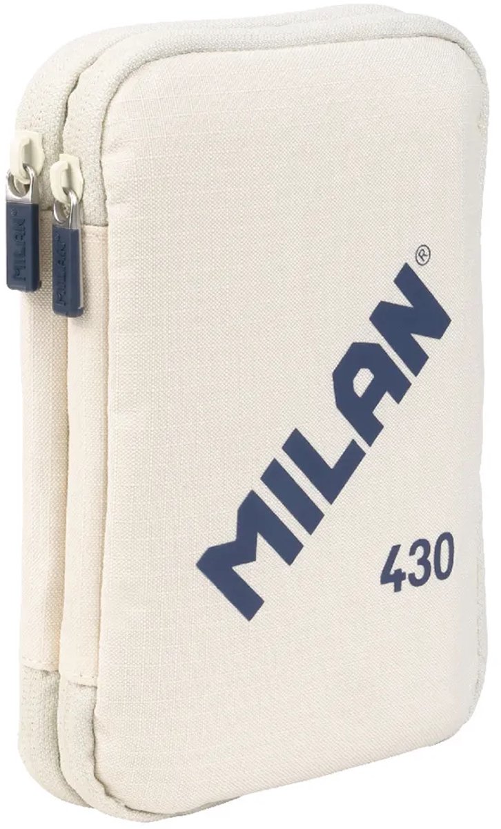 Milan Gevuld Dubbeldeks Pennenzak 430 Sinds 1918 Beige Man