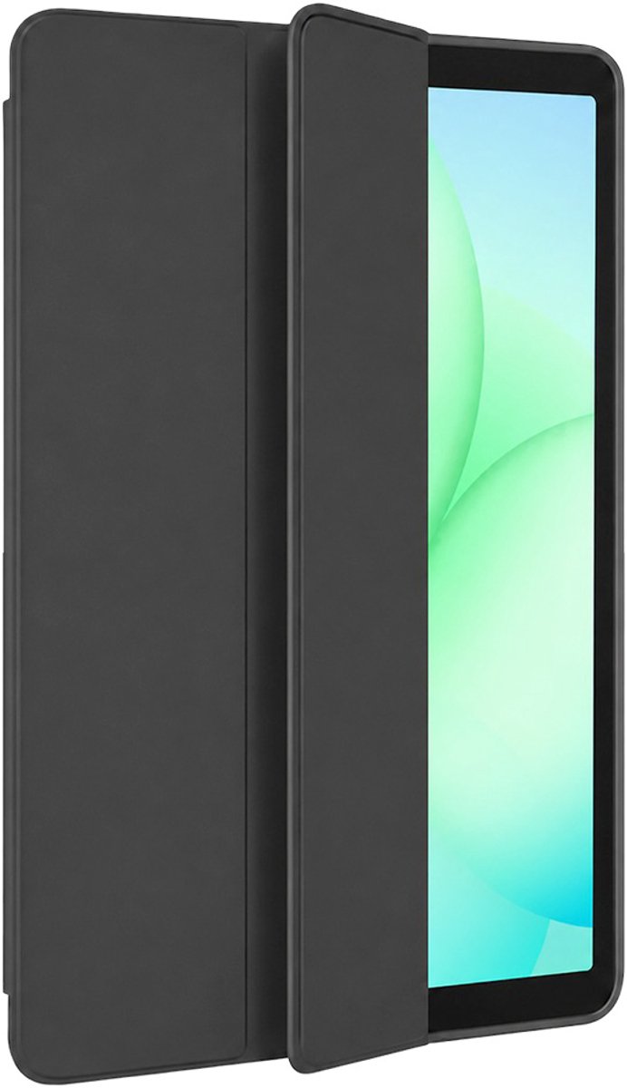 Eiger, Folio-hoes Geschikt voor Samsung Galaxy Tab A9 Plus uit de Storm 250m-serie met stylusvak, Zwart