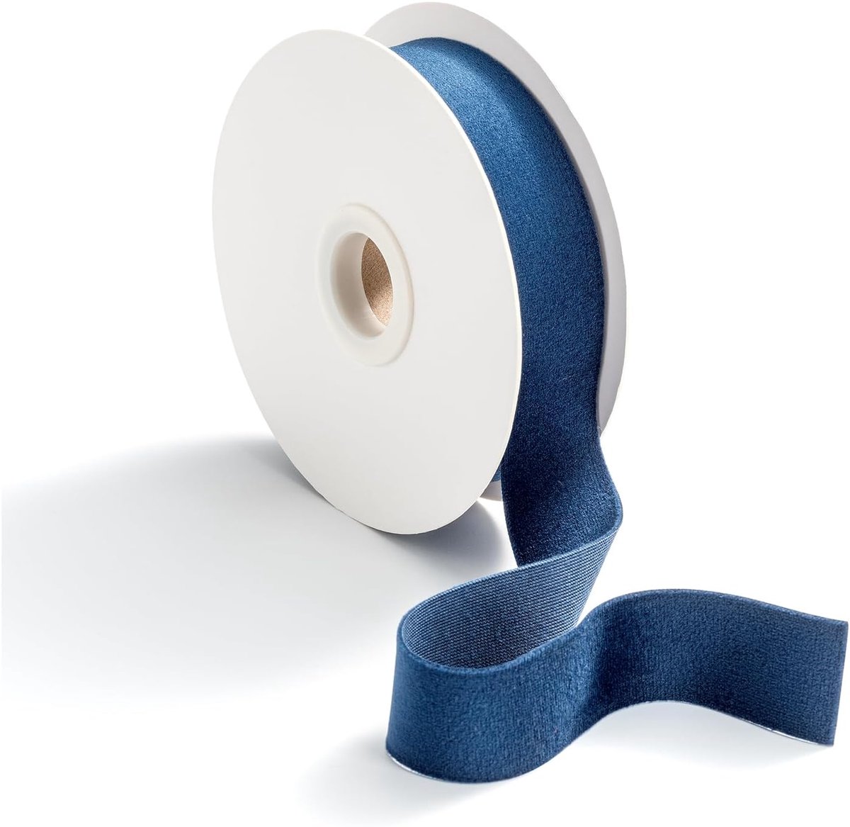 SnelShoppen - Brede Blauw Fluwelen Ribbons voor Trouwringen, Cadeauverpakking, Sieraden, 9m x 2.5cm, Hoogwaardige Decoratie