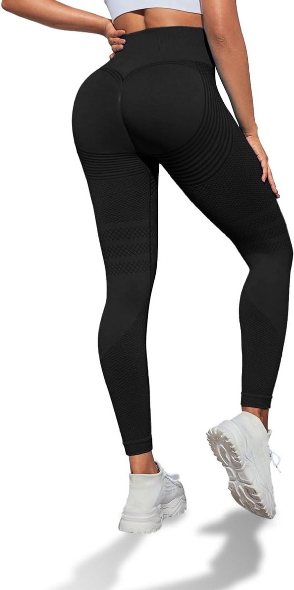 Dames Leggings voor Anti-Cellulite met Hoge Taille, Compressie en Booty Lifting Effect voor Yoga en Sport — afbeelding 3