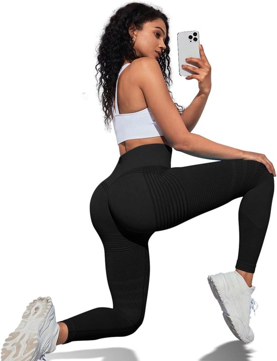 Dames Leggings voor Anti-Cellulite met Hoge Taille, Compressie en Booty Lifting Effect voor Yoga en Sport — afbeelding 4