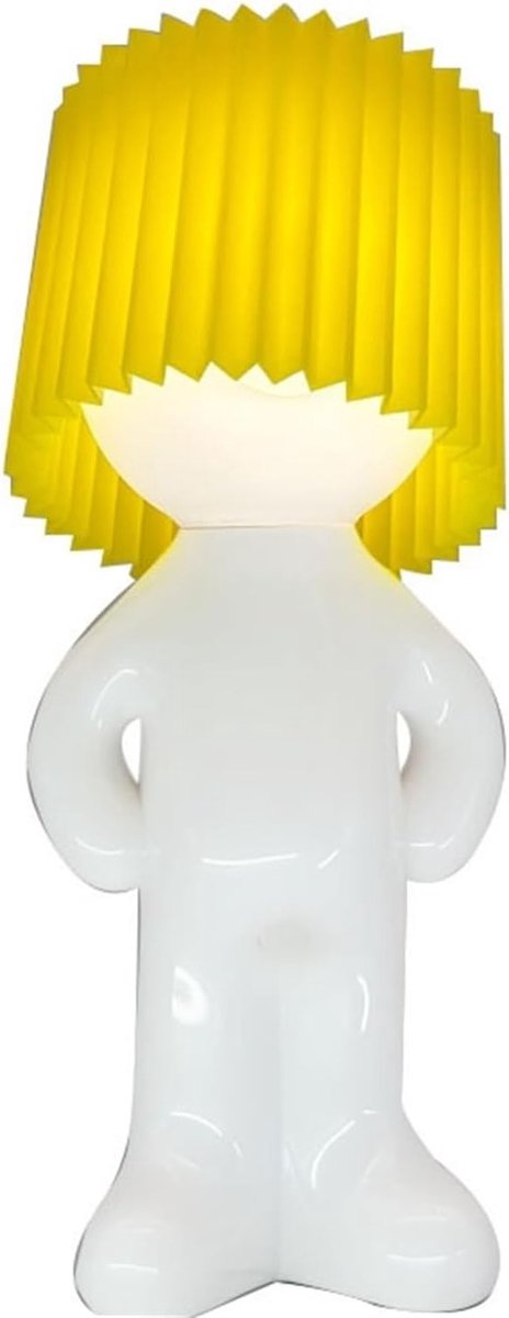 Creatieve Nachtlamp voor de Slaapkamer - Schattige Tafelverlichting voor Thuisdecoratie, Perfect als Cadeau voor Stellen en Feestjes, Geel