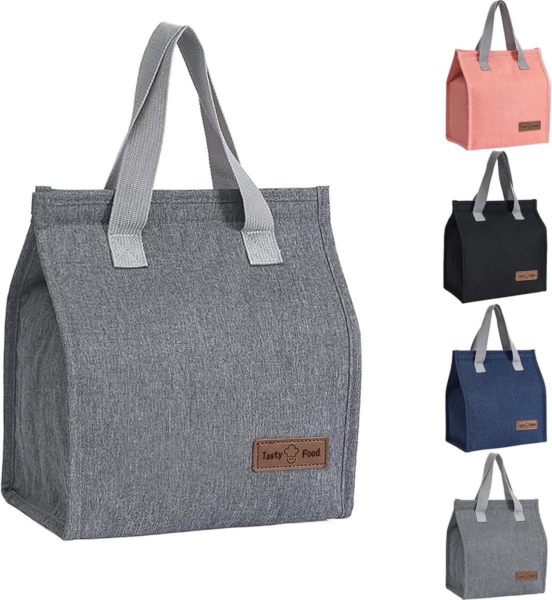SnelShoppen - Herbruikbare Geïsoleerde Lunchtas voor Volwassenen en Kinderen, Lekvrij, Koeltas voor Werk, School en Reizen, Lichtgewicht en Duurzaam,