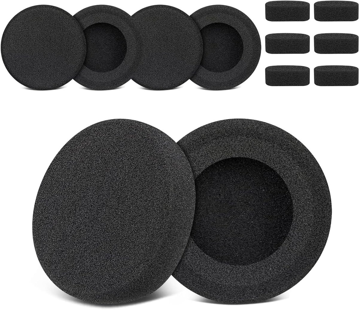 Vervangende oorkussens en hoofdbandkussens - Geschikt voor Porta Pro, KSC11, KSC17, KSC75 - Zachte memory foam voor optimaal comfort en geluidsisolatie