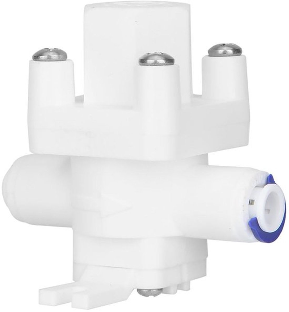 Waterdrukregelaar Stabiele Waterdruk - Reduceerventiel - 1/4 Inch Snelkoppeling - Geschikt voor Omgekeerde Osmose - Voedselveilig PP - Bescherming Apparatuur - Drukregelaar