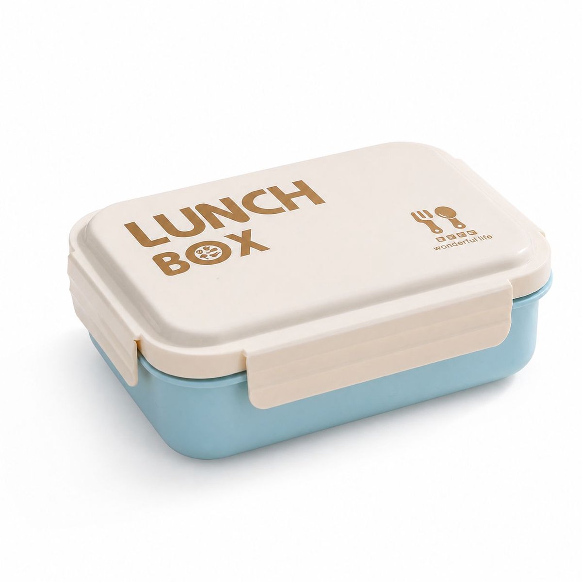 VHV-RVS Lunchbox 1000ml - Duurzame Broodtrommel van Roestvrij Staal - BPA-vrije Bento Box voor Werk en School - Lekvrij en Eenvoudig te Reinigen