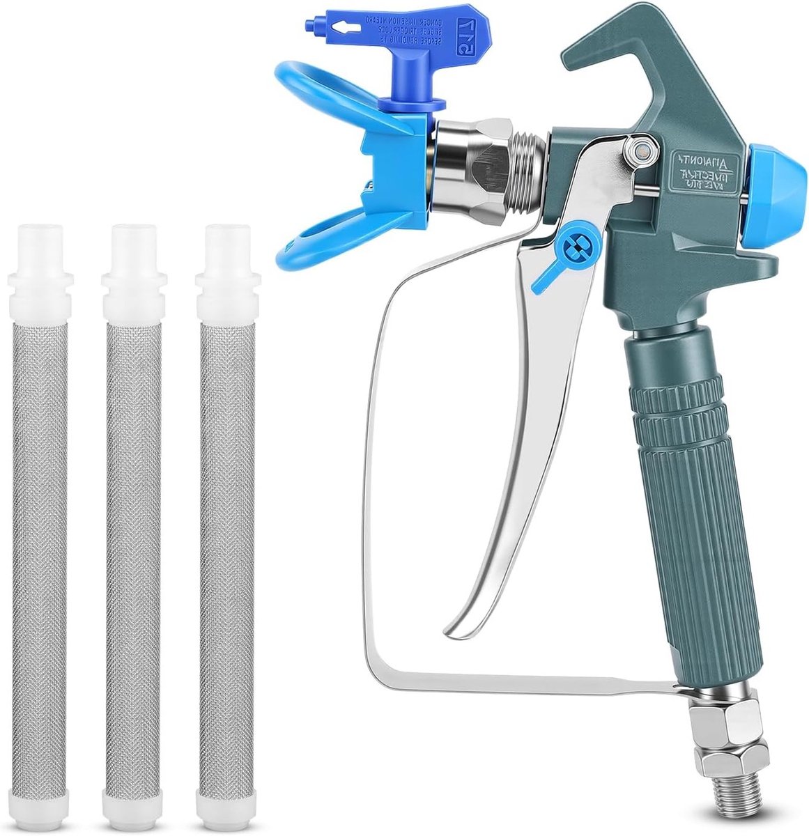 Hoge Druk Airless Verfspuitpistool met 3600 PSI, 517 Punt Rotatie en 3 Filters voor Efficiënt Verfspuiten