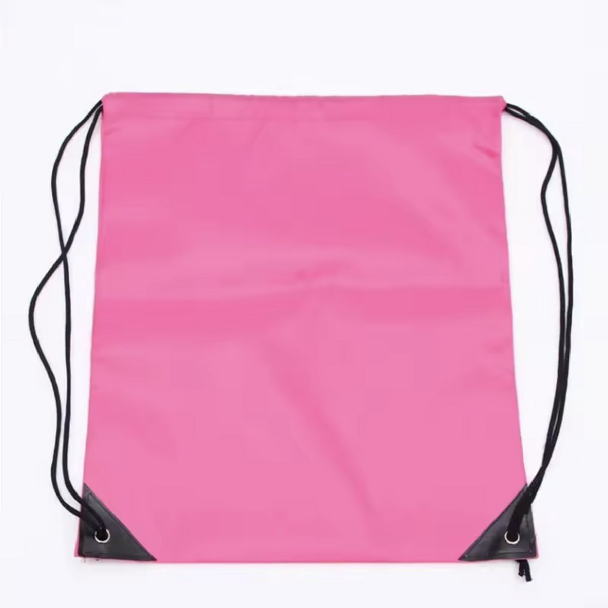 Roze Gymtas - Roze nylon sporttas - Zwemtasje - Festivals - Met trekkoord - 12 liter - Roze - Compacte tas - CHPN