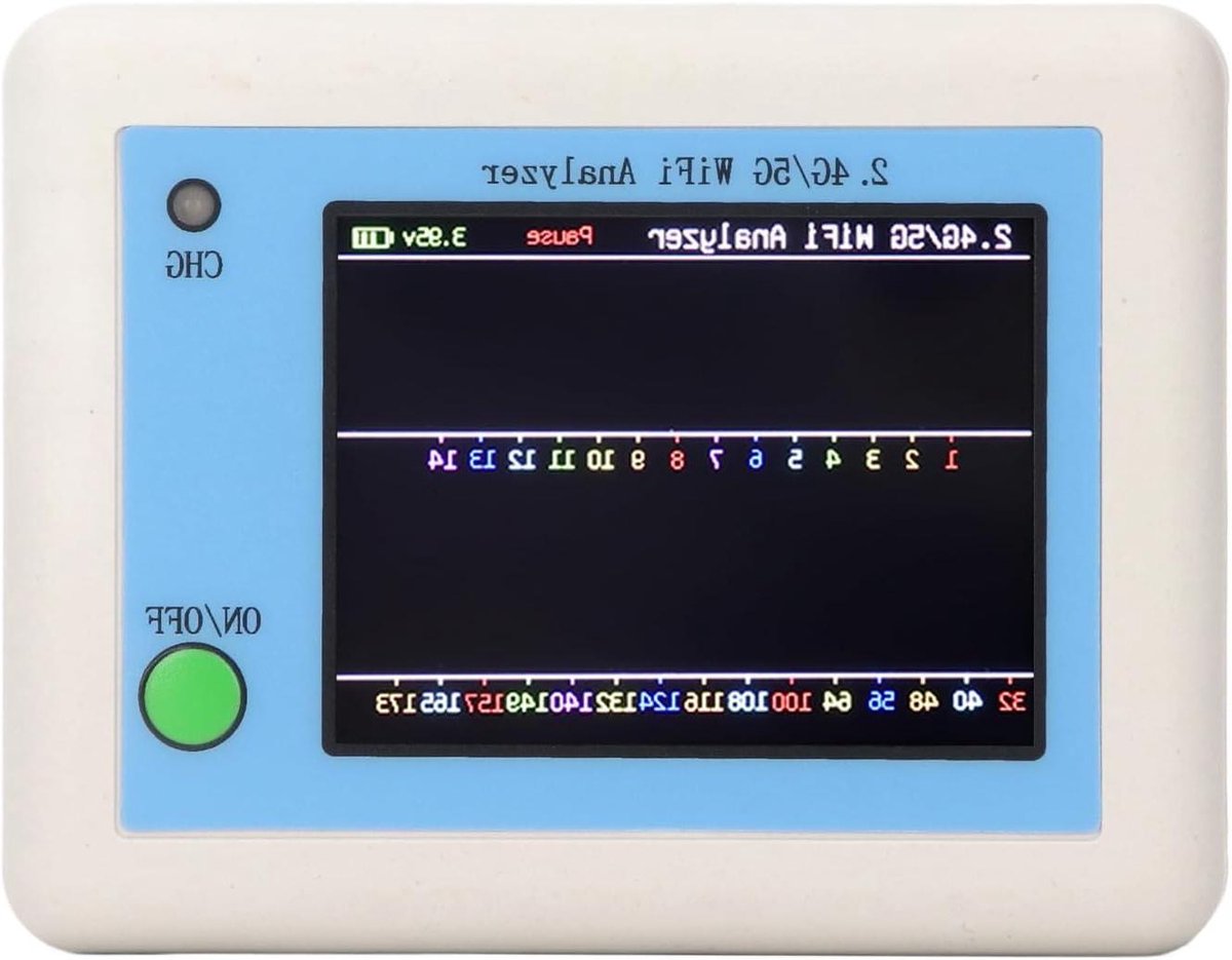 Wifi Signaal Analysator - Wifi Scanner Netwerk Analysator - Wifi Kwaliteit Verbeteren - 2.4G 5G Dual Band