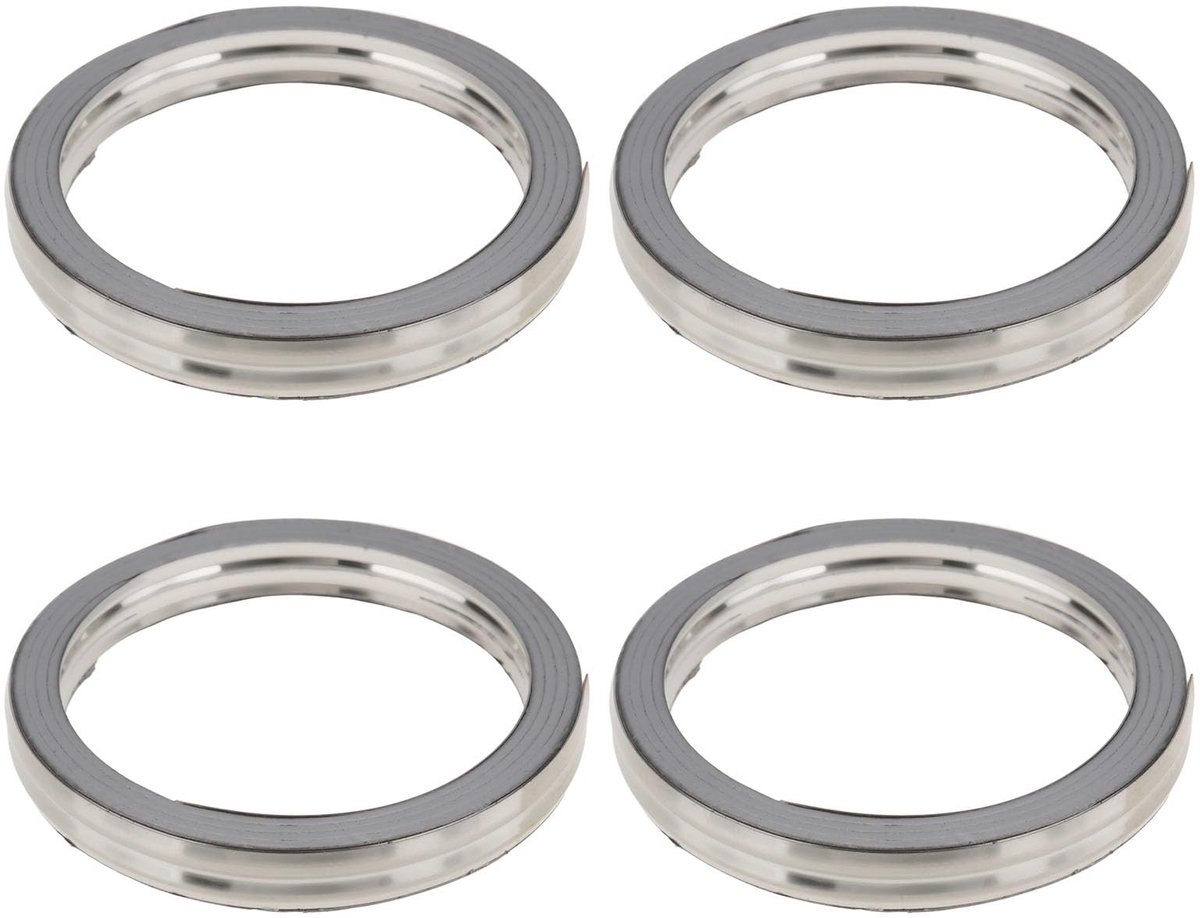 Dailygoods- Uitlaatpakking 40x31x5mm - 4x Uitlaatpakking - Hittebestendig - Lekpreventie - Compatibel met Yamaha YBR 125 (EFI) 2007-2014 - Betrouwbaar materiaalcomposiet - Uitlaatdichting