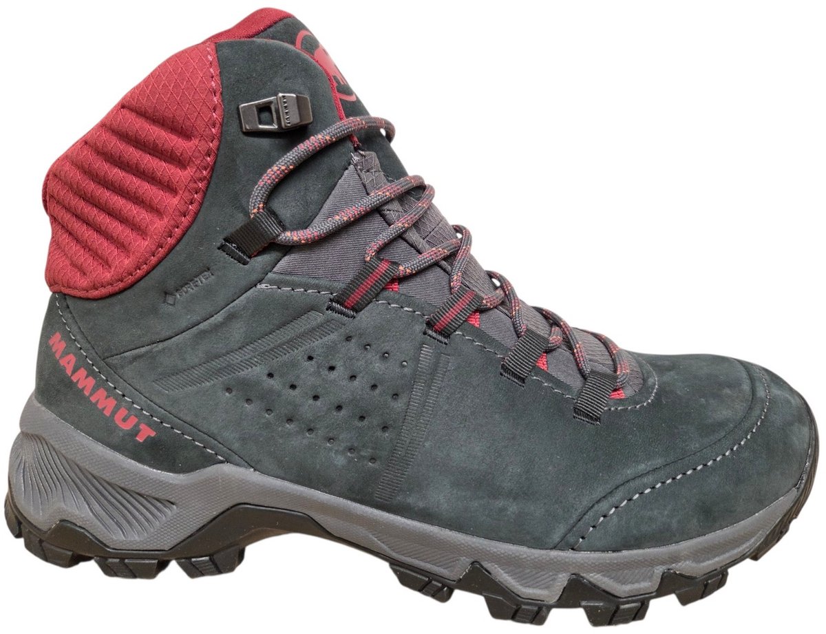 Mammut Nova IV Mid GTX B Wandelschoenen Nubuck Goretex Vibram Zool Dames – 38.5 Zwart