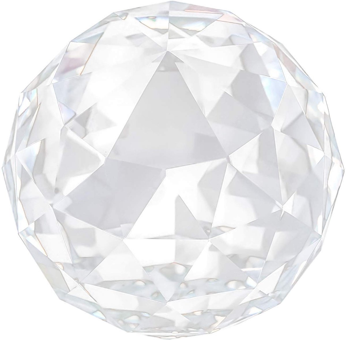 Dailygoods- Glazen Bol 60mm - K9 Kristal Materiaal - Decoratief - Luxe Accessoire - Hoogwaardige Afwerking - Doorschijnend Design - Decoratiebol
