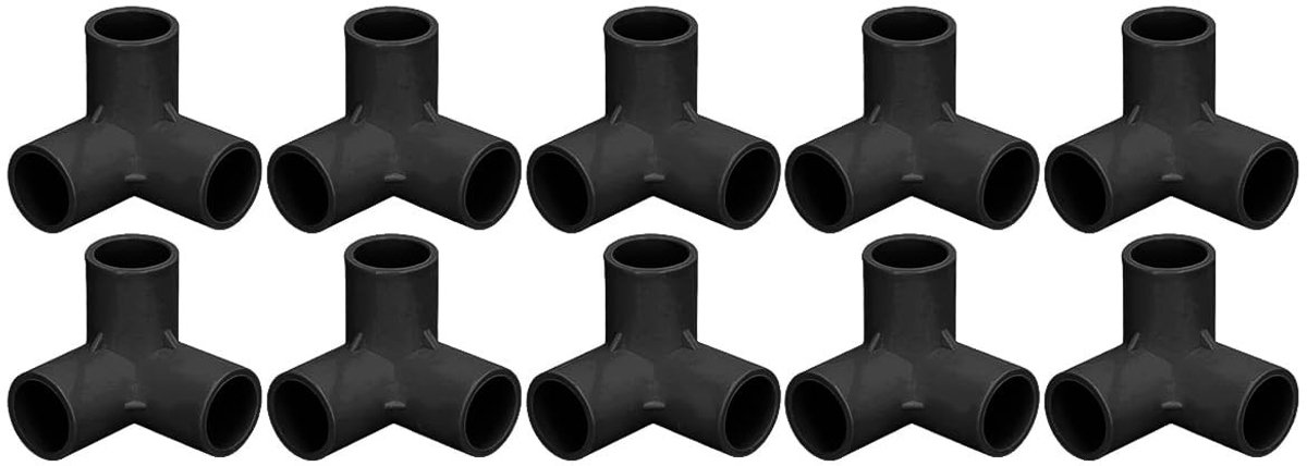 Dailygoods - Set van 10 T-stuk Buiskoppelingen voor Waterleidingen
