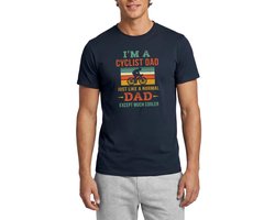 Cyclist Dad | Fietser Vader T-Shirt Heren