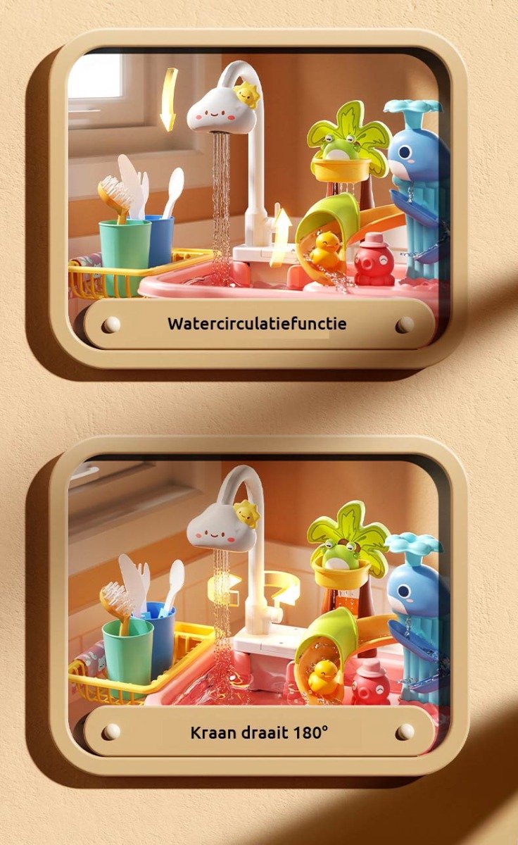 Eco Toys Roze Dolfijn Elektrische Watertafel — afbeelding 5
