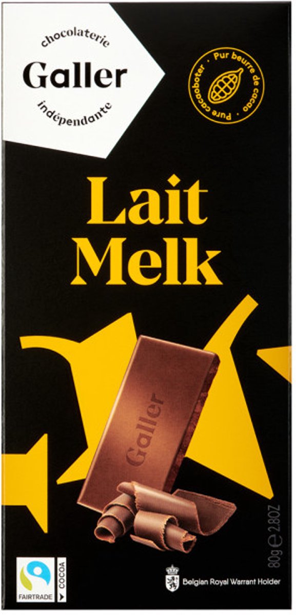 Chocolade tablet Galler Milk Profond