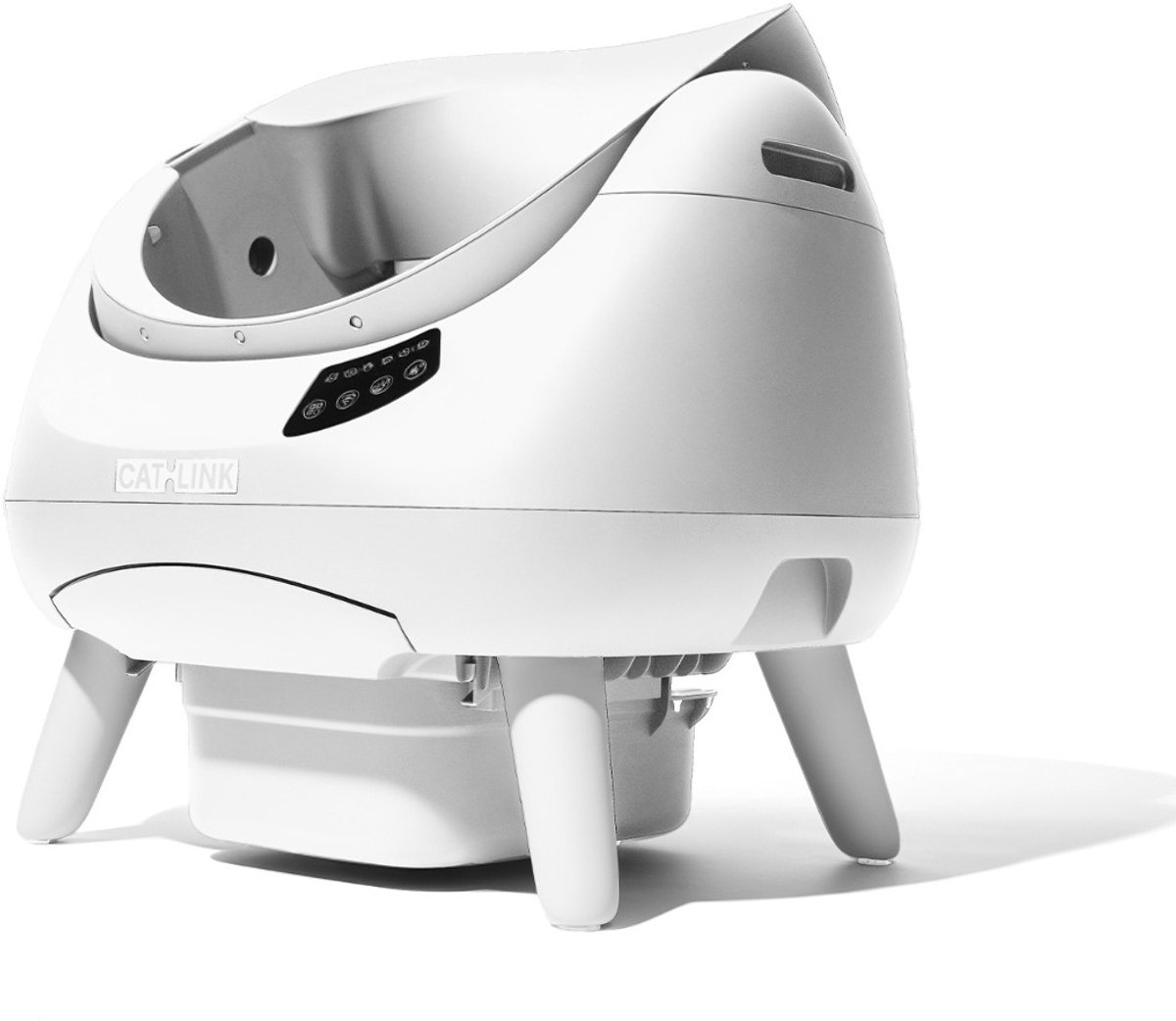 CATLINK Open X - Open Top Zelfreinigende Automatische Kattenbak Wit thumbnail 5