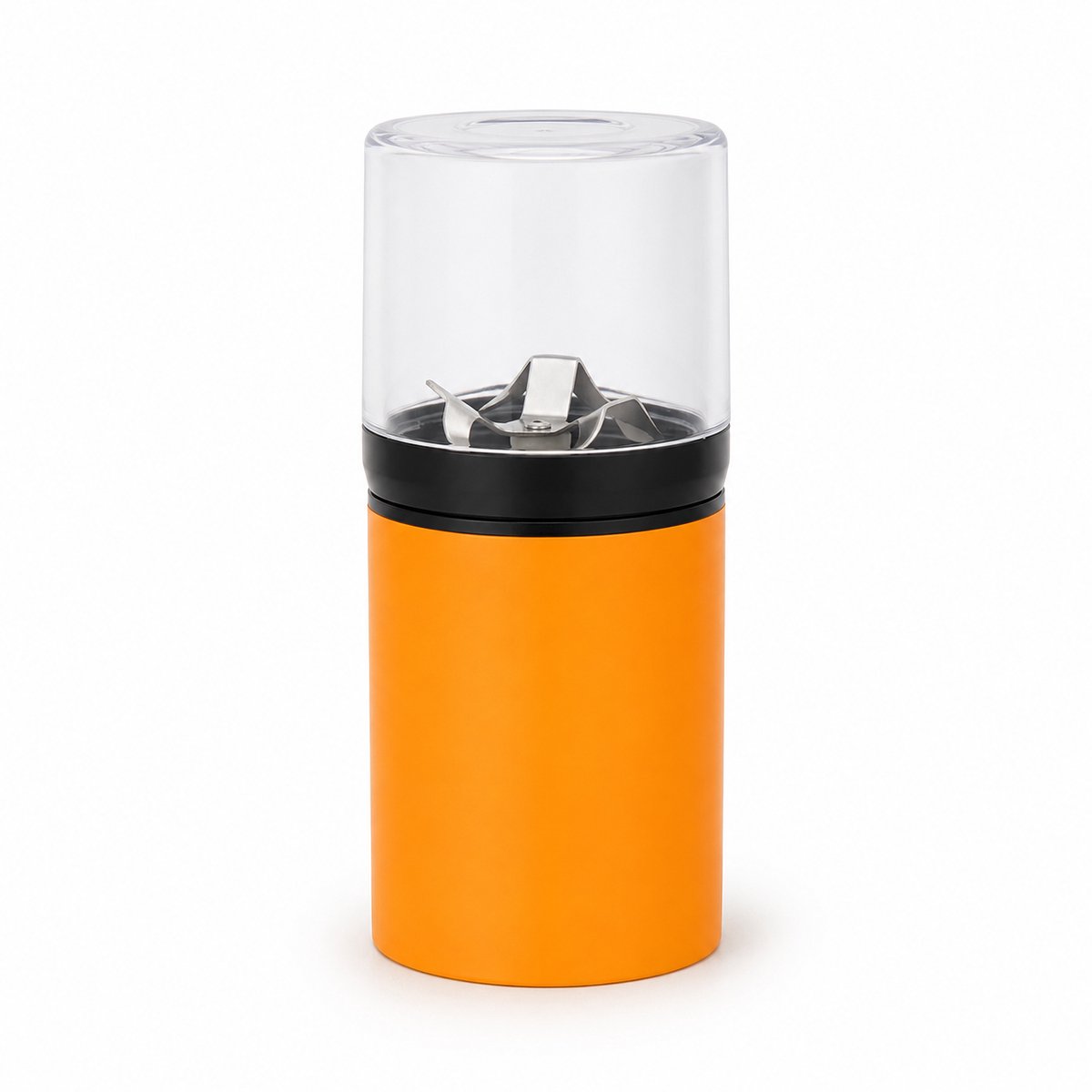 Zirkle - Elektrische Kruidenmaler / Specerijmolen / Mini Spice Grinder / Kruidenmolen - USB-C Oplaadbaar - Voor Gedroogde Kruiden, Kruidenmixen en Specerijen - Compact voor Thuis, Reizen en Camping - Oranje