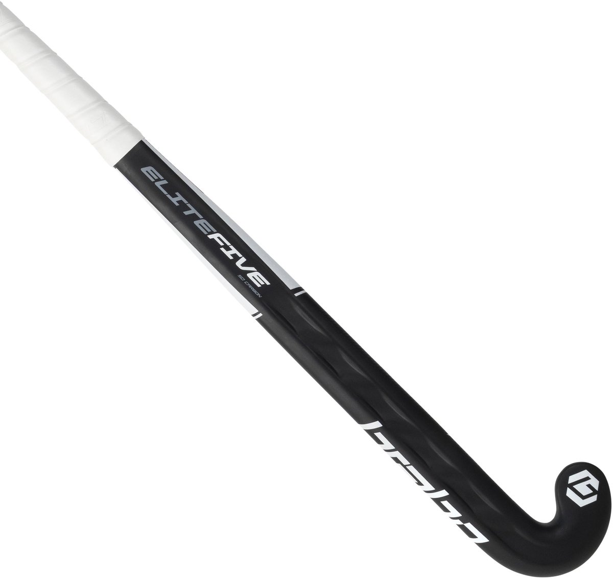 Brabo Elite Five WTB Carbon ELB Bk/Wh Senior Hockeystick