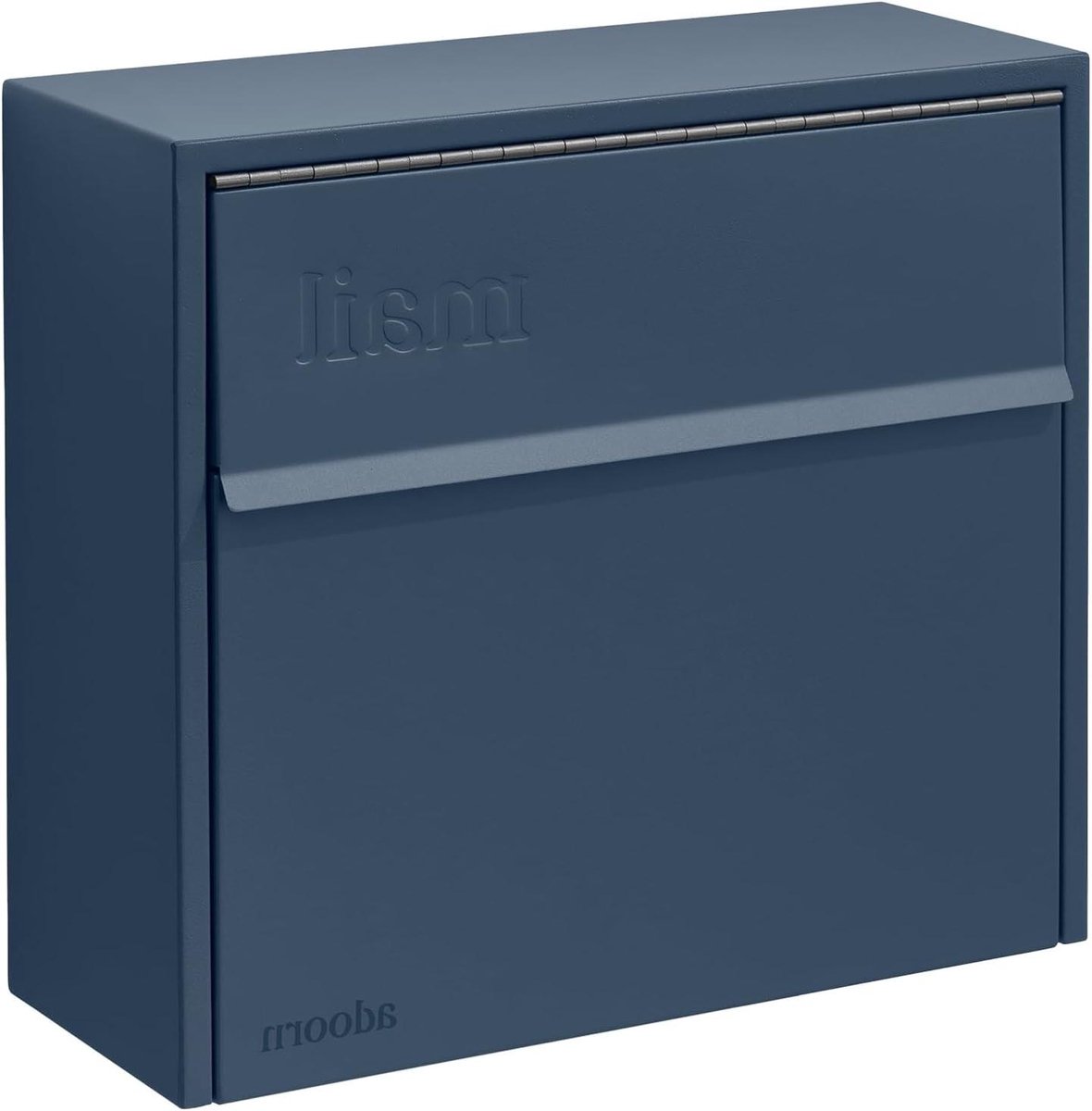 Brievenbus Wandmontage - Buitenpost Pakketbox - Veilig Post Ontvangen - Anti-diefstal Vergrendeling - 34 cm Hoog - Donkerblauw