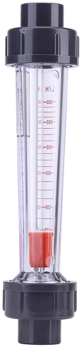 Dailygoods- Watermeter Hoognauwkeurig - Kunststof Buis - Corrosiebestendig - Eenvoudig Te Installeren - Lichtgewicht - Duurzaam Gebruik - Debietmeter