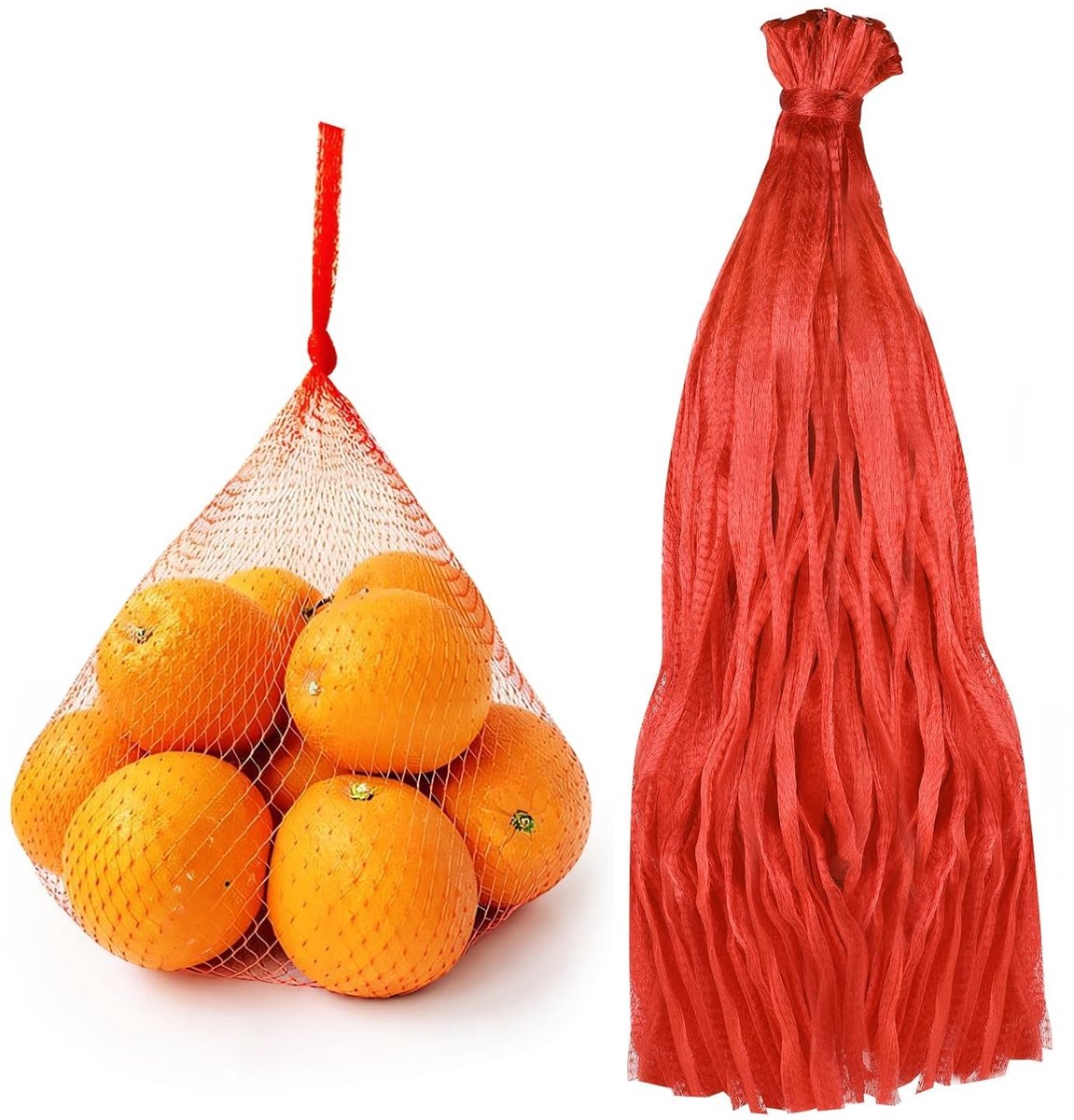 Dailygoods- Opbergtas Ademend - 100 Stuks - Herbruikbare Zakken - Duurzaam Polypropyleen - Voor Uien/Aardappelen - Houdbaarheid Verlengend - Groentetas