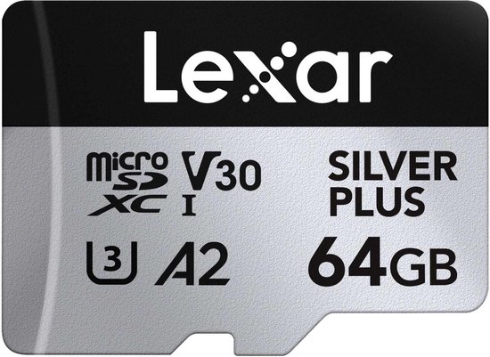 Lexar Professional MicroSDXC Silver Plus 64GB 100MB/s