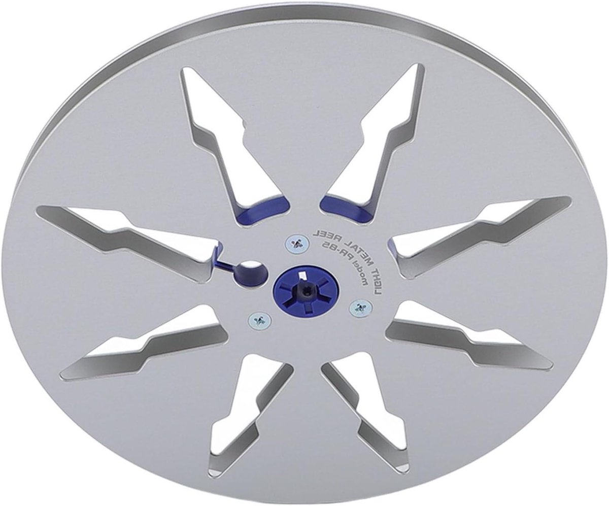 Opnamespoel Aluminium - Tapehaspel Spoel - Geluidsopname Mixen - Robuuste Constructie - 7 inch - Zilver