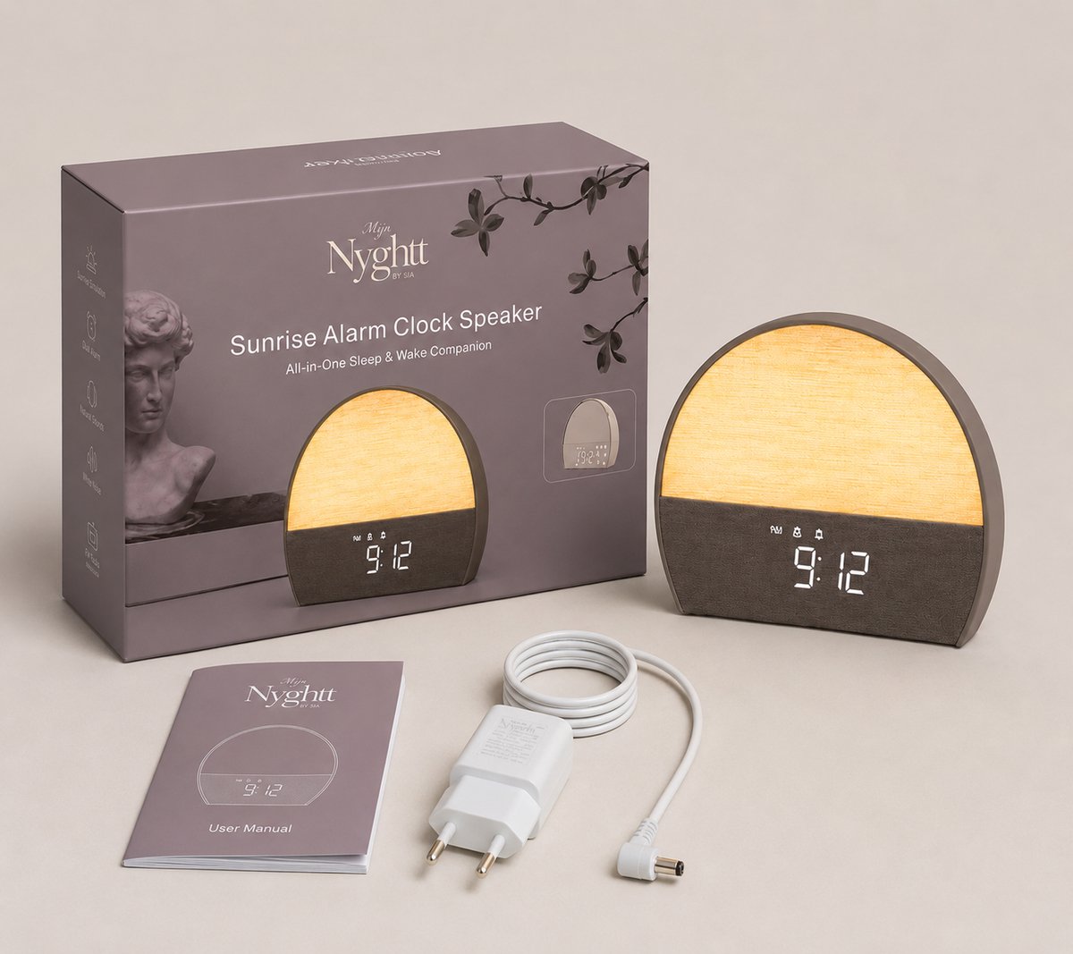 Wake up Light - Digitale wekker - Wekkerradio - licht wekker — cadeau in Wonen & Interieur - foto 6