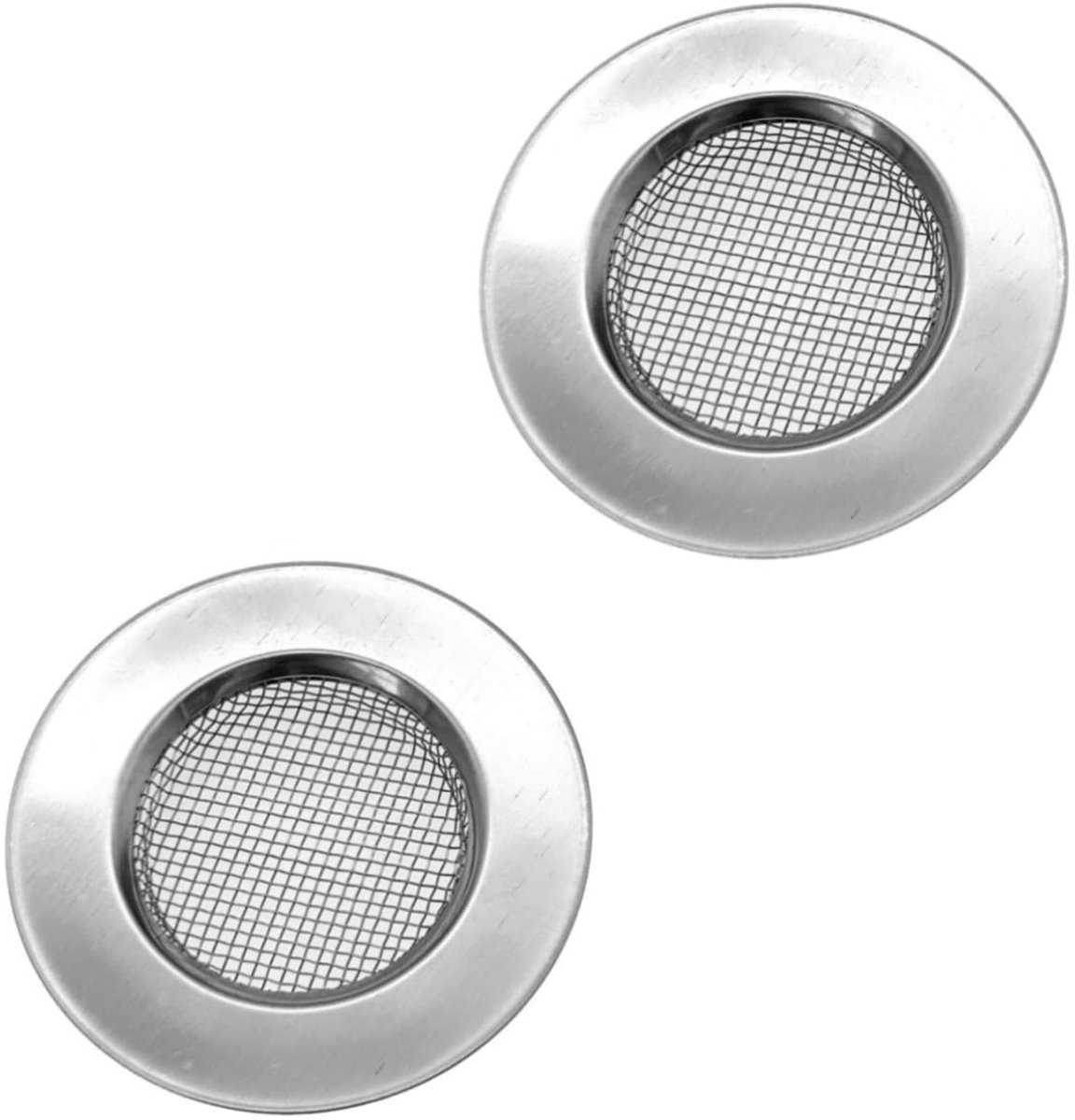 Dailygoods- Afvoerfilter 64 mm - Roestvrij Stalen Afvoerzeef - Haarvanger - Gootsteenfilter - Doucheafvoerplug - Duurzaam Microporeus Ontwerp