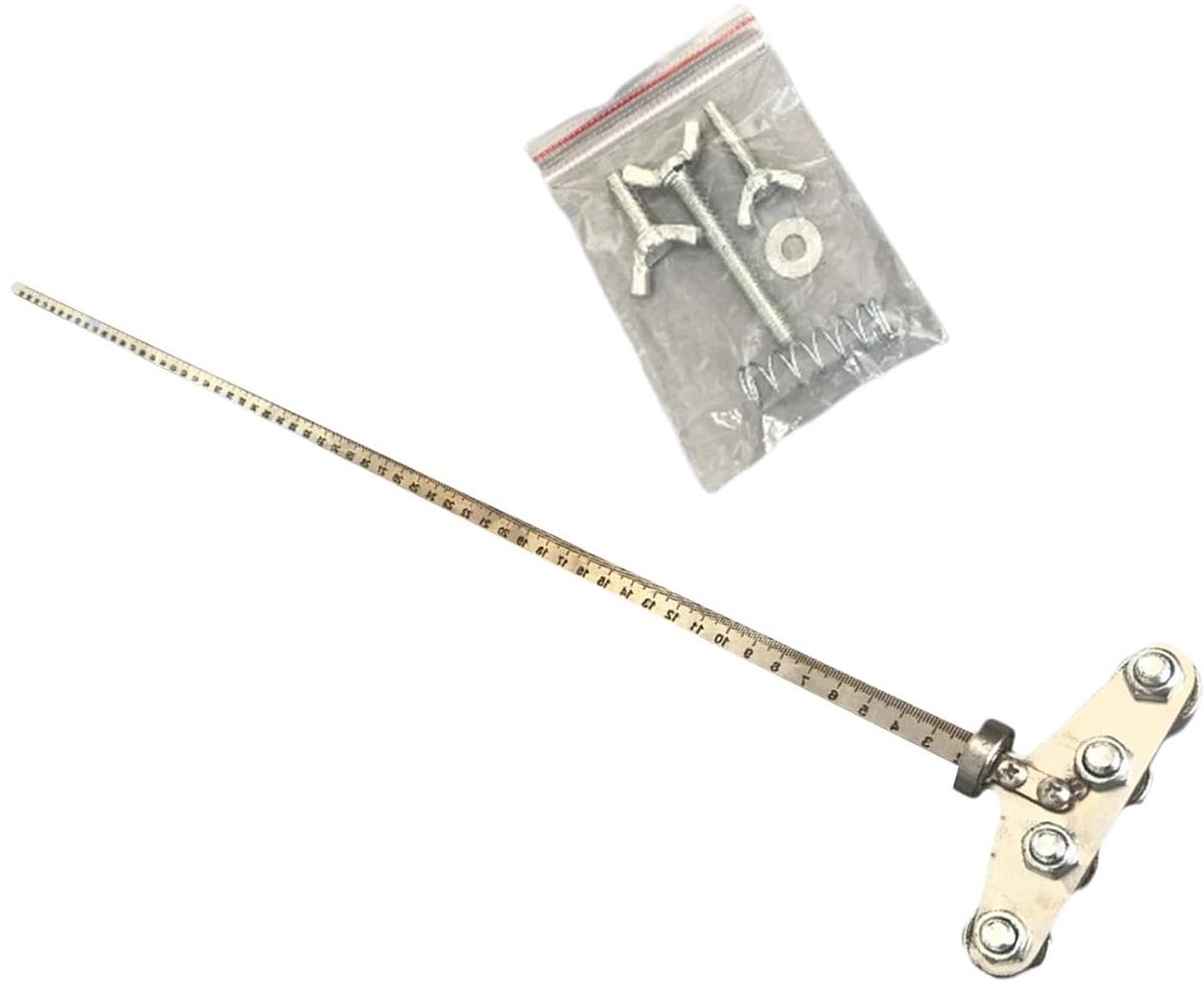 Precisie Liniaal - Houtbewerkingsgereedschap - Nauwkeurig Meten - Roestvrij Staal - 50 cm - Zilver