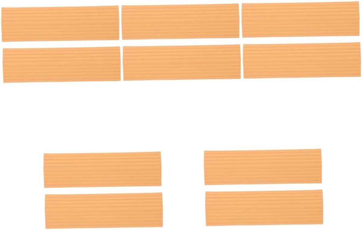 Oprijplaten Set - Drempelhulp - Robotstofzuiger Hulp - Antislip Groeven - 10 Stuks - Oranje