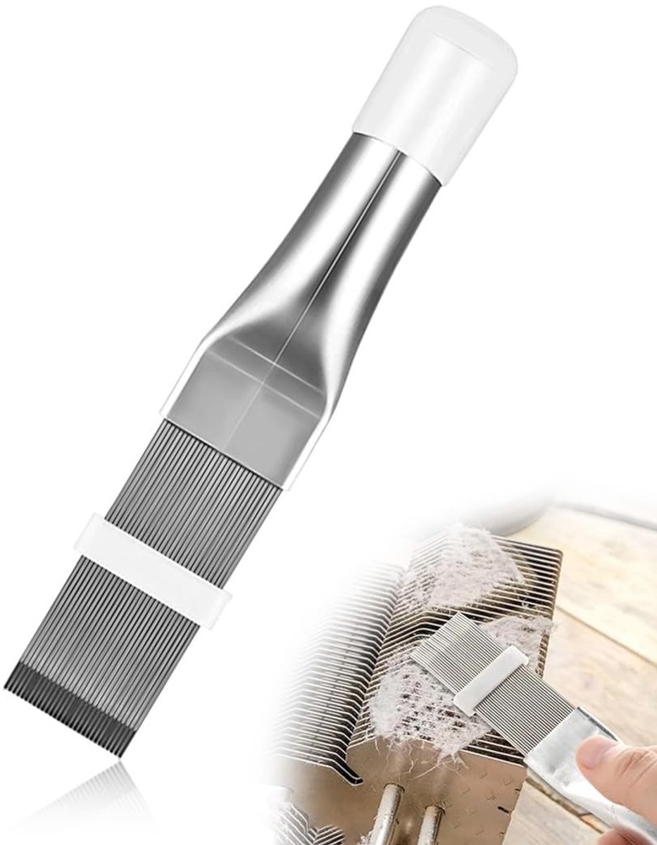Dailygoods- Reinigingsborstel Hoogwaardig - Borstel voor Airconditioning - Condensatorlame