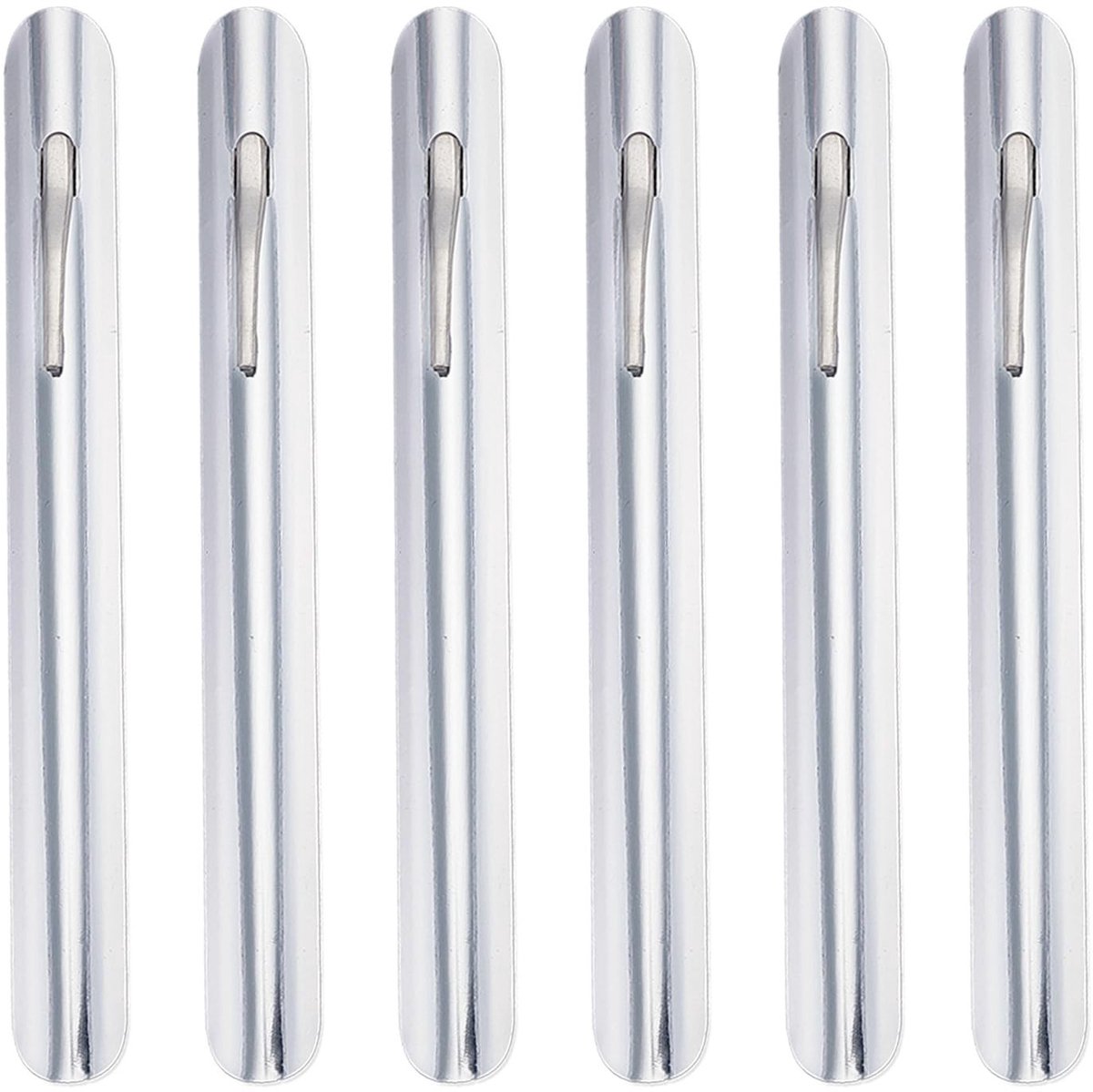 Dailygoods- Kruimelschraper 6 Stuks - Roestvrij Staal - Kruimelverzamelaar - Geschikt voor Restaurants - Ideaal voor Thuiskeuken - Afmetingen 16 x 150 mm