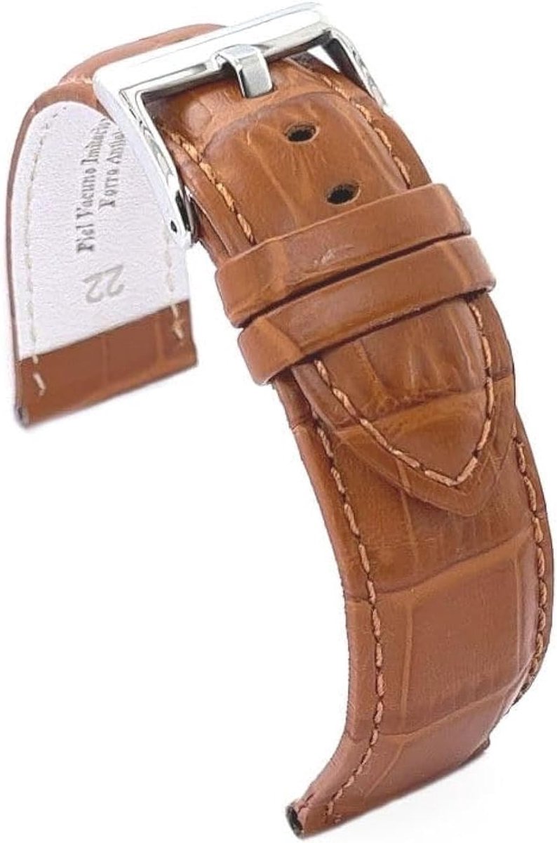 Genuine Leather Watch Strap Crocodile Leather Alligator, 14 mm, 16 mm, 18 mm, 20 mm, 22 mm, 24 mm, 26 mm, 28 mm, 30 - ShopVlot