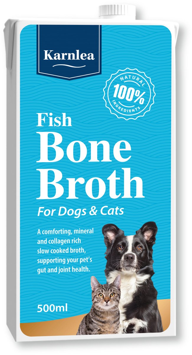 Karnlea Karnlea Bone Broth Vis Bottenbouillon voor hond en kat - 500ml