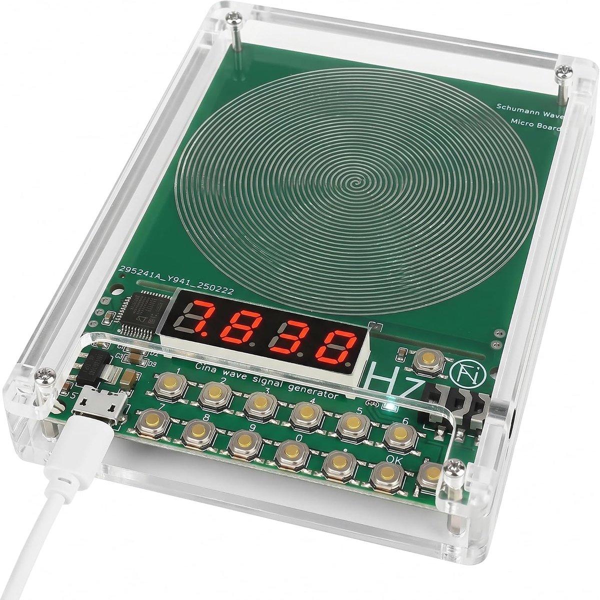 Golfgenerator 7,83 Hz - frequentiegenerator - instelbaar bereik 0,01-100.000 Hz - vermindert stress - ShopVlot