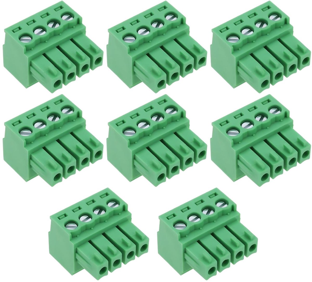 4-pins audio connector 3.5mm - groen - voor Phoenix - stabiele signaaloverdracht - ShopVlot