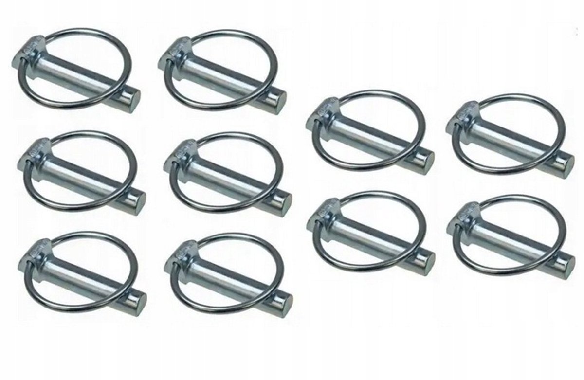Passerpen met ring 10x45mm - 10 stuks - URSUS 42370320
