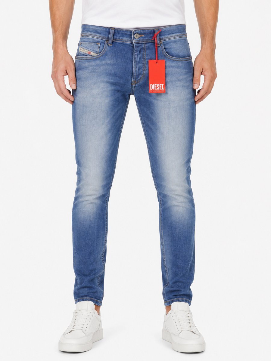 Diesel 1979 Sleenker Jeans Heren - Broek - Blauw - Maat 36/34