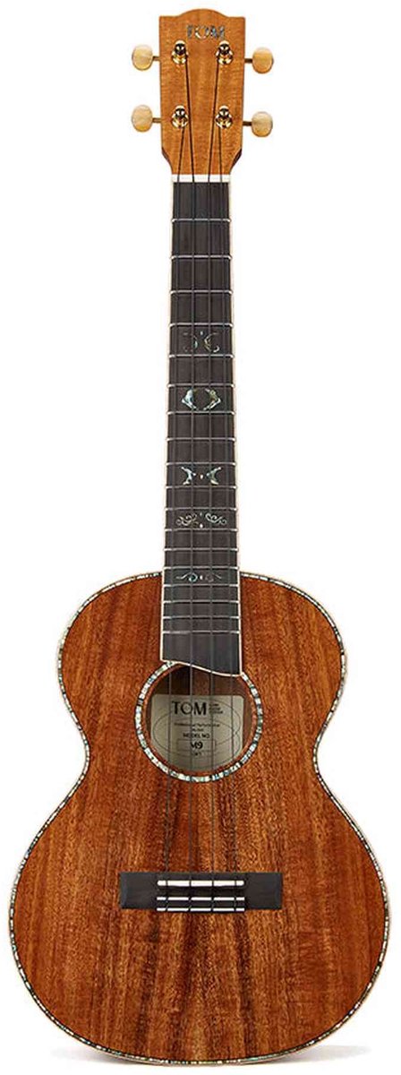 TOM M9 Tenor Ukelele met Massief Acacia Inclusief Koffer