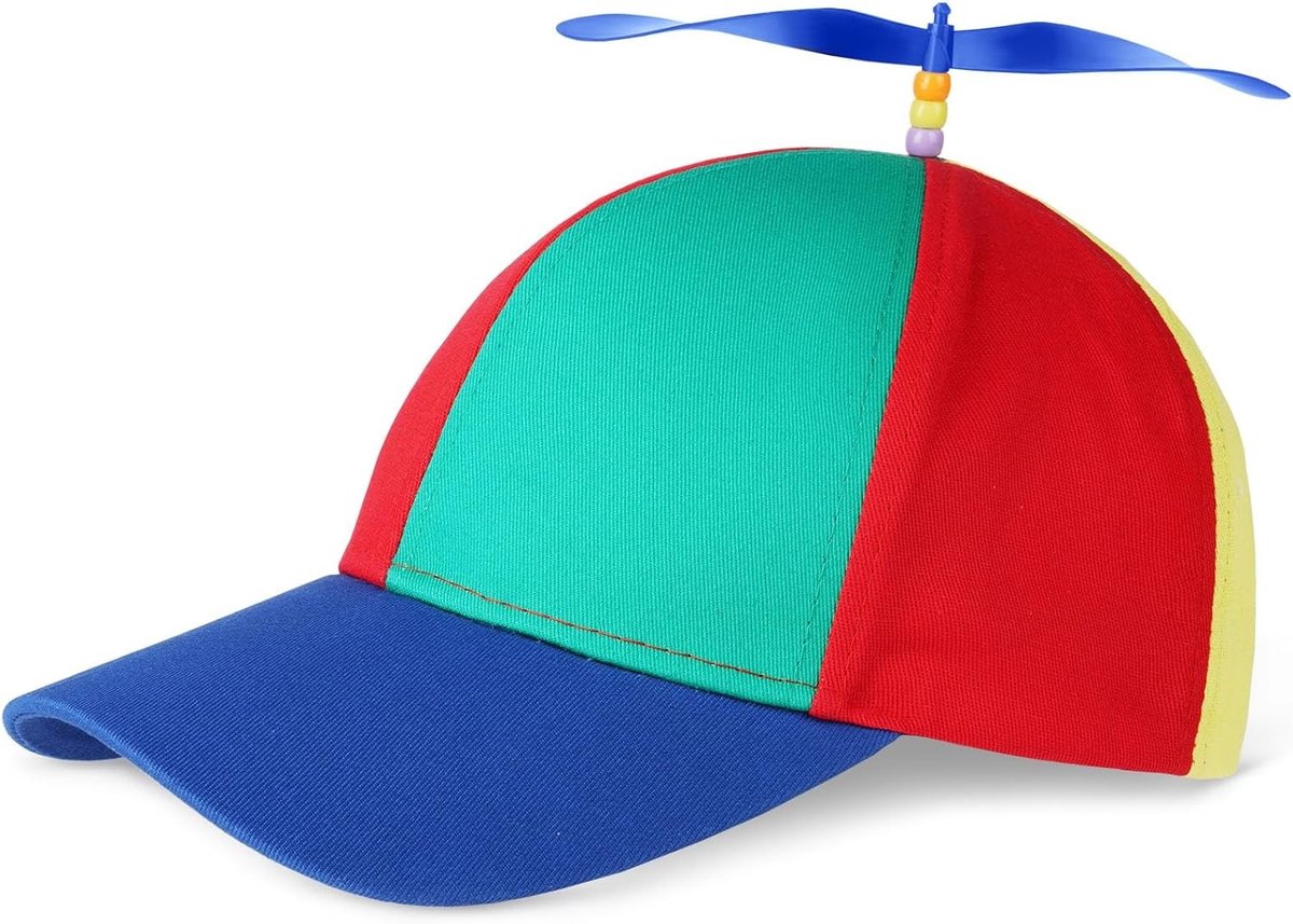 Propellor pet - Volwassene - Baseballcap - Katoen - Grappige Zomerhoed met Roterende Propeller voor Feest en Outdoor