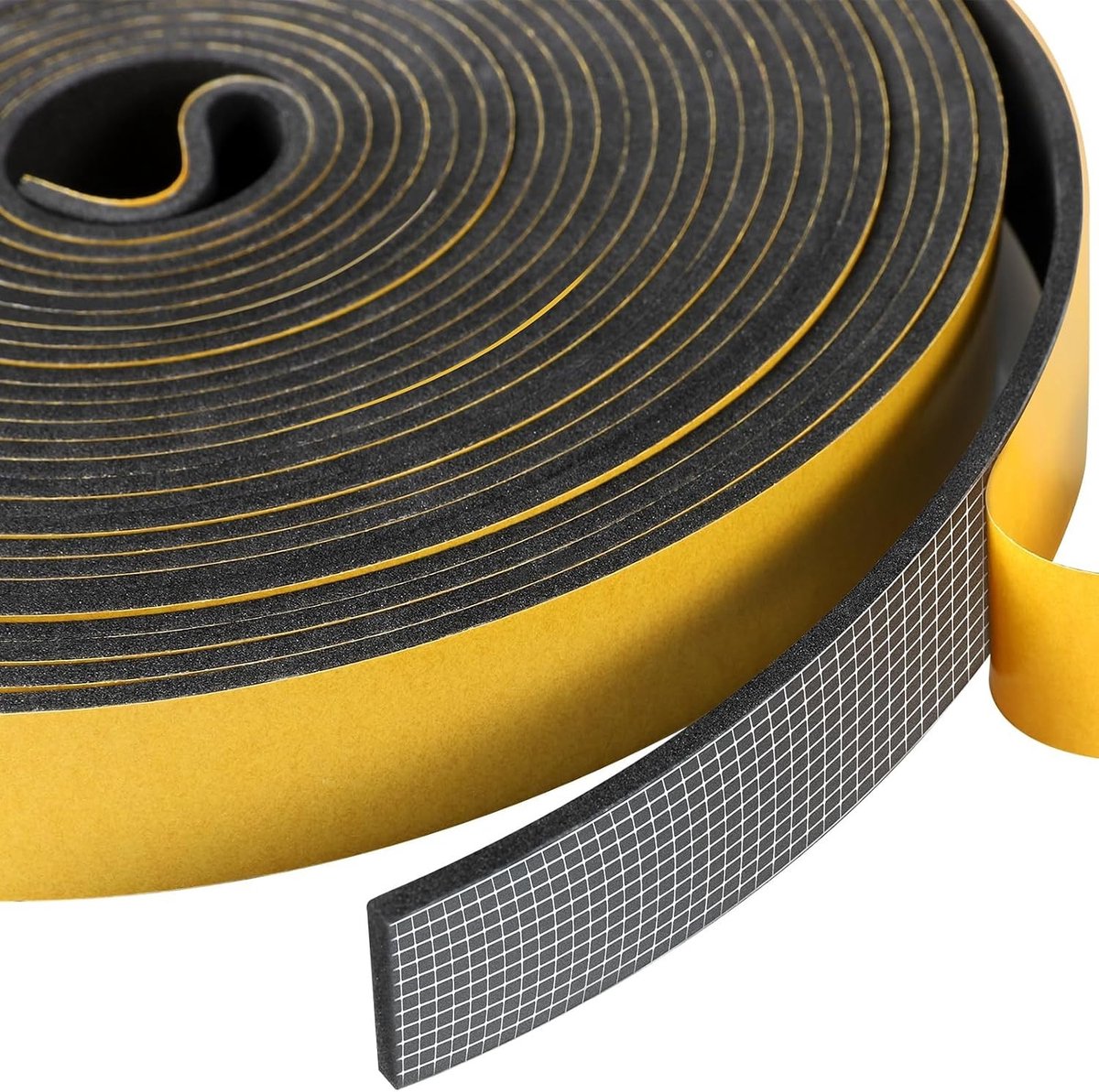 Afdichtingstape - Zwart - 25 mm x 3 mm - Zelfklevende Schuimtape voor Deuren en Ramen