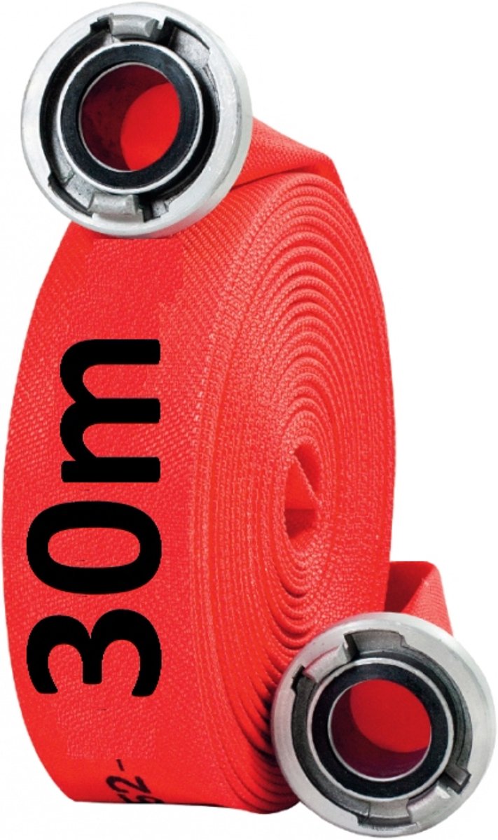 Brandweerslang 2" 30m 52mm met snelkoppelingen