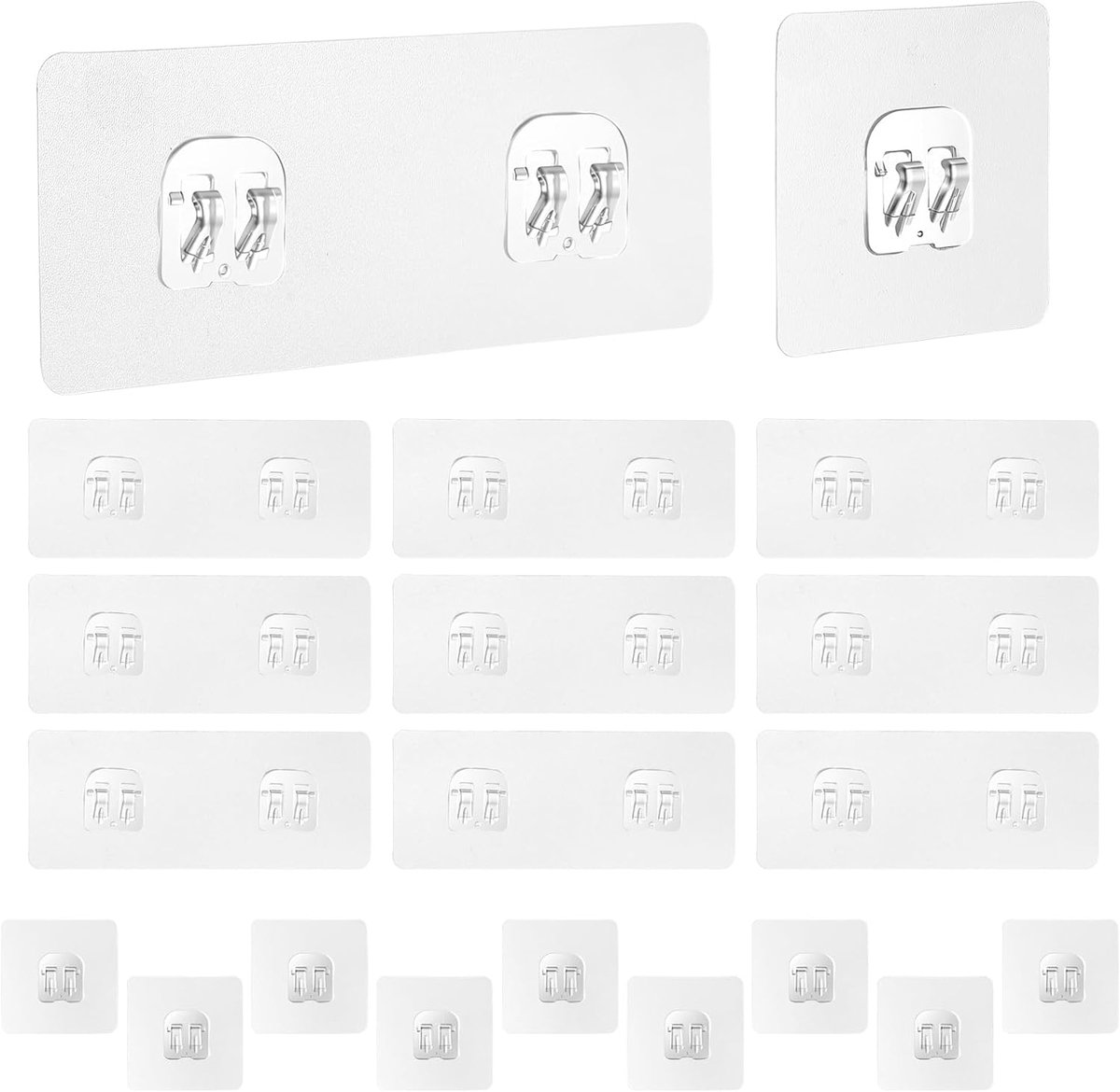 20 stuks douchecaddy vervangende pads, lijm, 2 stijlen - ShopVlot